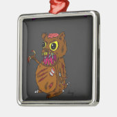 Zombie Hamster Ornament Aus Metall (Links)