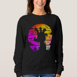 Zombie Hand Beängstigend farbenfrohe Halloween Sweatshirt