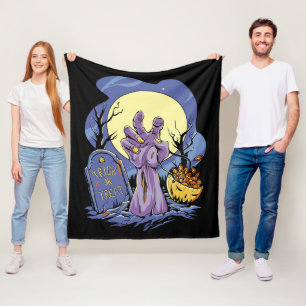 Zombie Hand Halloween Fleecedecke