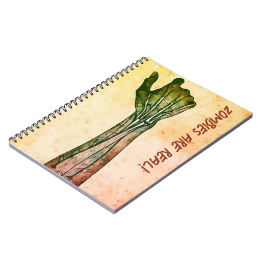 Zombie Hand Notizblock (Linke Seite)