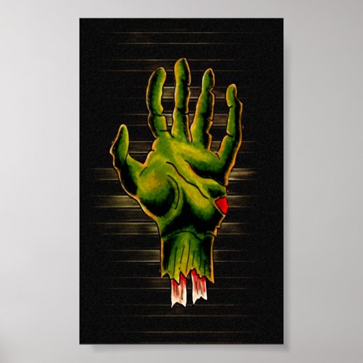 Zombie Hand Poster (Vorne)