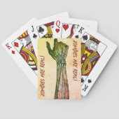 Zombie Hand Spielkarten (Rückseite)