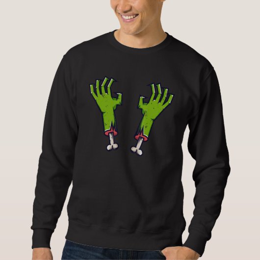 Zombie hands with bones sweatshirt (Vorderseite)
