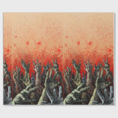 Zombie-Handwrapping-Papier Geschenkpapier (Flach)