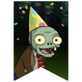 Zombie Happy Birthday Boy Halloween Monster Wimpelkette (Erste Fahne)