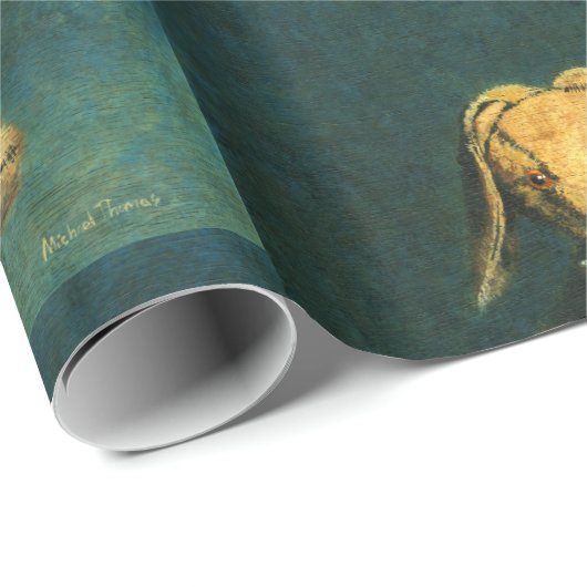 Zombie-Häschen-Packpapier Geschenkpapier (Rolleneckpunkt)