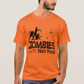 Zombie hassen Fast Food T-Shirt (Vorderseite)