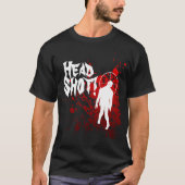 Zombie-Hauptschuß! T-Shirt (Vorderseite)