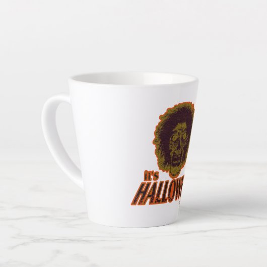 ZOMBIE HEAD It's Halloween Time Milchtasse (Linke Ecke)