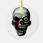 Zombie Head Keramik Ornament (Vorne)