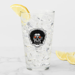 ZOMBIE HEAD Orange Eyes Glas