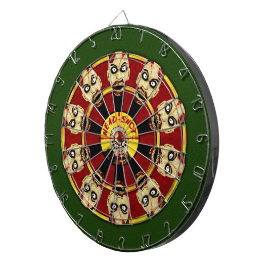 Zombie Head Shot Dartscheibe (Vorderseite rechts)