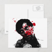 Zombie Head Shot Products Postkarte (Vorne/Hinten)