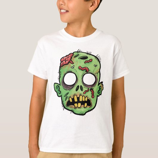 Zombie Head T-Shirt (Vorderseite)