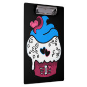 Zombie Heart Cupcake Klemmbrett (Rechts)