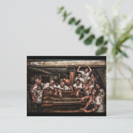 Zombie-Hit-Parade Postkarte (Stehend Vorderseite)