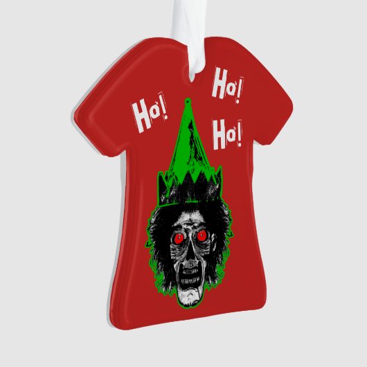 Zombie - Ho! Ho! Ho! Ornament (Vorderseite)