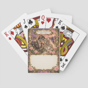 Zombie-Hochzeitsgästebuch-Unterschriften-Deck Spielkarten