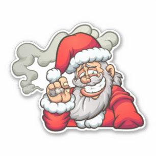 Zombie Holidays - Santa Aufkleber