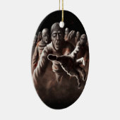 Zombie-Horde Keramik Ornament (Rechts)