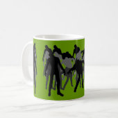 Zombie-Horden-Tasse Kaffeetasse (Vorderseite Links)