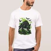Zombie Hound of the Baskervilles - Cartoon Horror T-Shirt