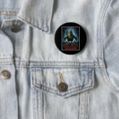 Zombie-Hühner-Invasion Untote Farm Horror Button (Beispiel)