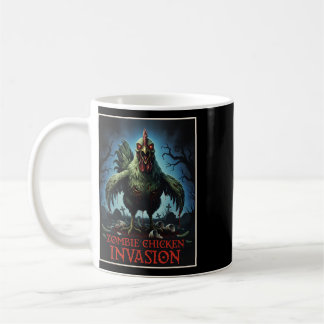 Zombie-Hühner-Invasion Untote Farm Horror Kaffeetasse