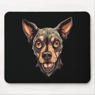 Zombie-Hund-Design Lustiger Halloween 2 Mousepad