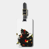 Zombie-HundeGepäckanhänger mit Lederband Gepäckanhänger (Vorderseite vertikal)