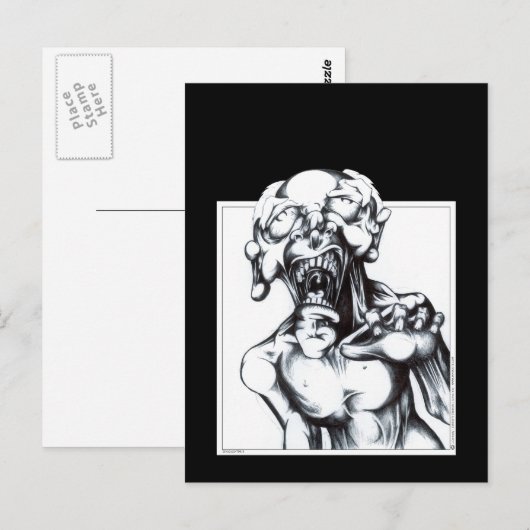 Zombie Hunger Postkarte (Vorne/Hinten)