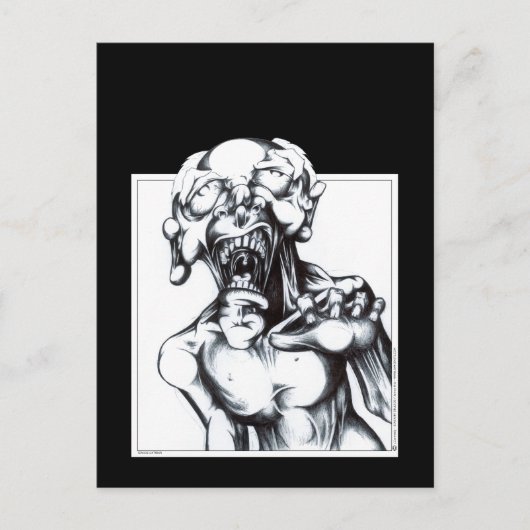 Zombie Hunger Postkarte (Vorderseite)