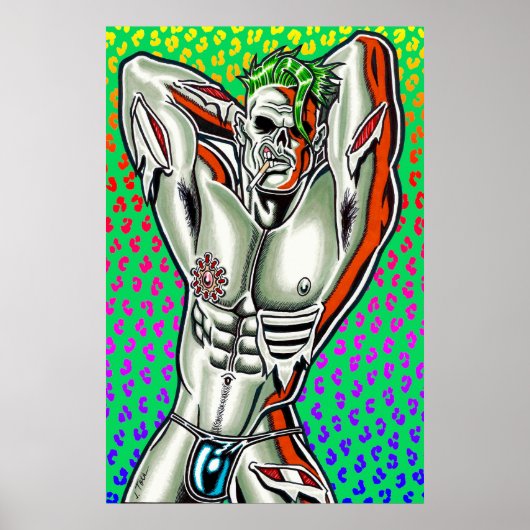 Zombie Hunk Poster (Vorne)