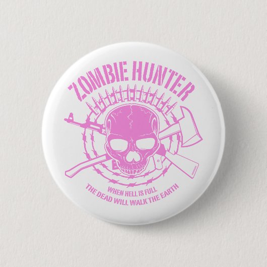 Zombie Hunter Button (Vorderseite)