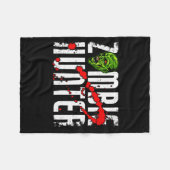 Zombie Hunter _ Halloween Apparel Funny Halloween Fleecedecke (Vorderseite (Horizontal))