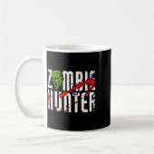 Zombie Hunter _ Halloween Apparel Funny Halloween Kaffeetasse (Links)