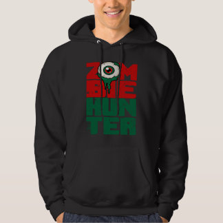 Zombie Hunter Halloween  Cute with an Eye Hunting Hoodie
