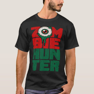 Zombie Hunter Halloween Niedlich mit einer Augenja T-Shirt