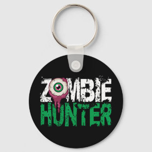 Zombie Hunter Halloween-Shirt Niedlich mit einem A Schlüsselanhänger
