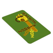 Zombie Hunter Magnet (grüner Hintergrund) (Rechte Seite)