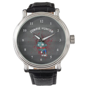 Zombie Hunter mit Spritzer Creepy Cool Armbanduhr