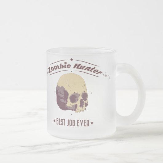 Zombie Hunter Mug Mattglastasse (Rechts)