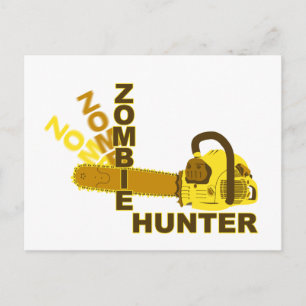 Zombie Hunter Postcard Postkarte