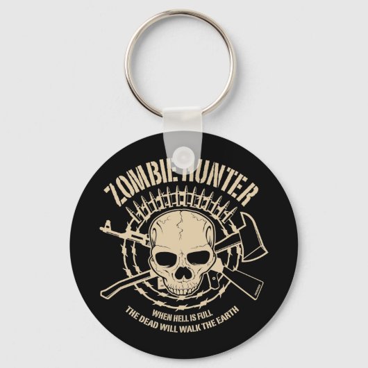 Zombie Hunter Schlüsselanhänger (Vorderseite)