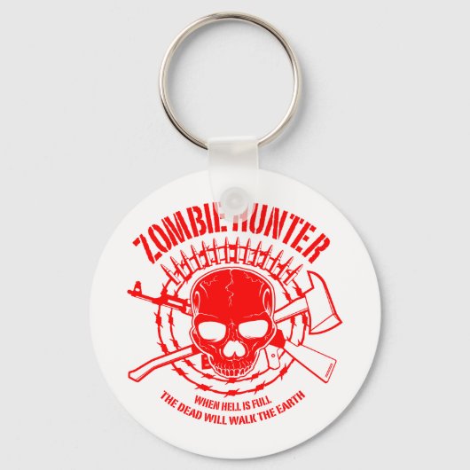 Zombie Hunter Schlüsselanhänger (Vorderseite)
