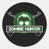 Zombie Hunter Stickers (Vorderseite)