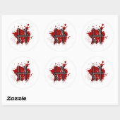 Zombie Hunter Stickers (Blatt)