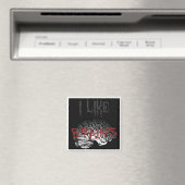 Zombie: Ich mag Gehirne Magnet (In Situ (Geschirrspüler))