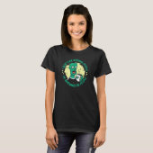 Zombie Ich mag keine Morgenmenschen oder Morgen O T-Shirt (Vorne ganz)
