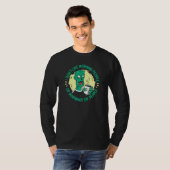 Zombie Ich mag Morgenmenschen oder Morgen nicht T-Shirt (Vorne ganz)